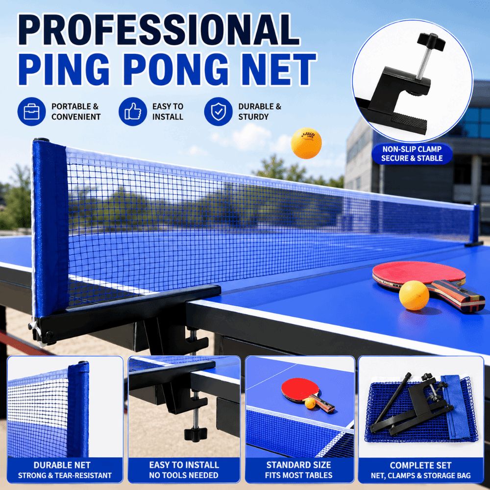 Table Tennis Post - Standard Table Tennis Net Foldable Post