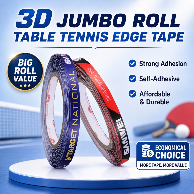 Side Tape Racket - Original Sanwei 1cmx25M Silk fiber Table