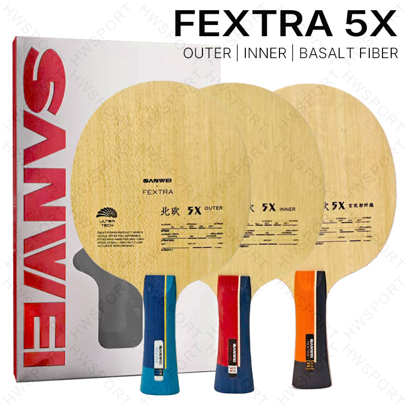 Table Tennis Zlc - SANWEI FEXTRA 5X Table Tennis Blade
