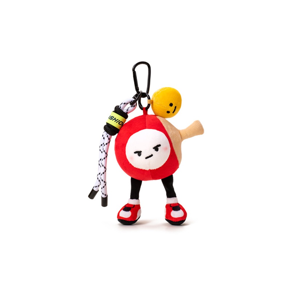 Table Tennis Keychain - PP Cotton Plush Table Tennis Plush