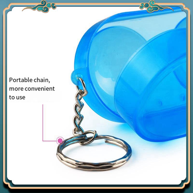 Table Tennis Keychain - Table Tennis Container Holds Two Ping-Pong