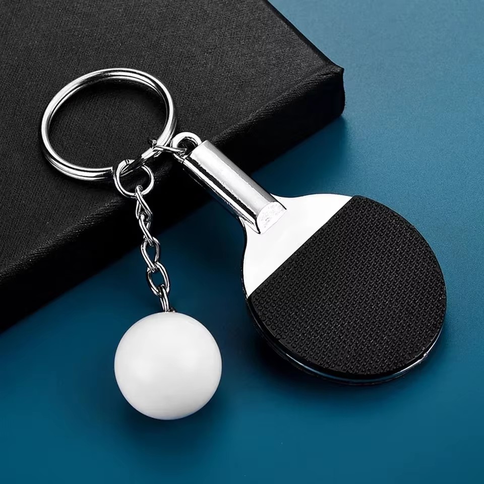 Creative Cute Mini Table Tenni - đánh giá và giá Table Tennis Keychain