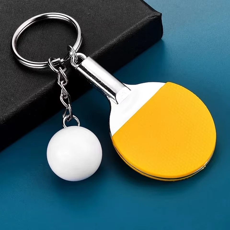 Creative Cute Mini Table Tenni - đánh giá và giá Table Tennis Keychain
