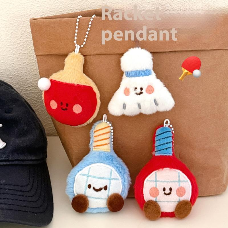 New Cute Cartoon Plush Ball De - đánh giá và giá Table Tennis Keychain