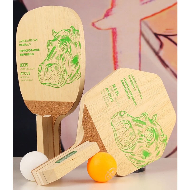 JEELS Green Hippo 1 Ply Ayous  - đánh giá và giá Table Tennis Blades