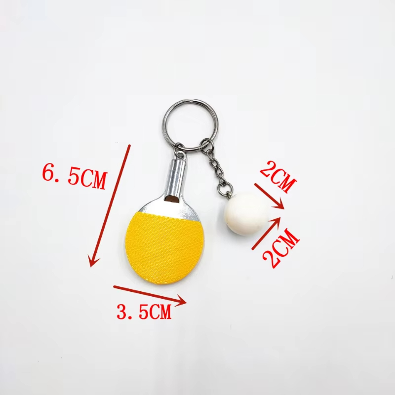 7 Colors Cute Ping Pong Racket - đánh giá và giá Table Tennis Keychain