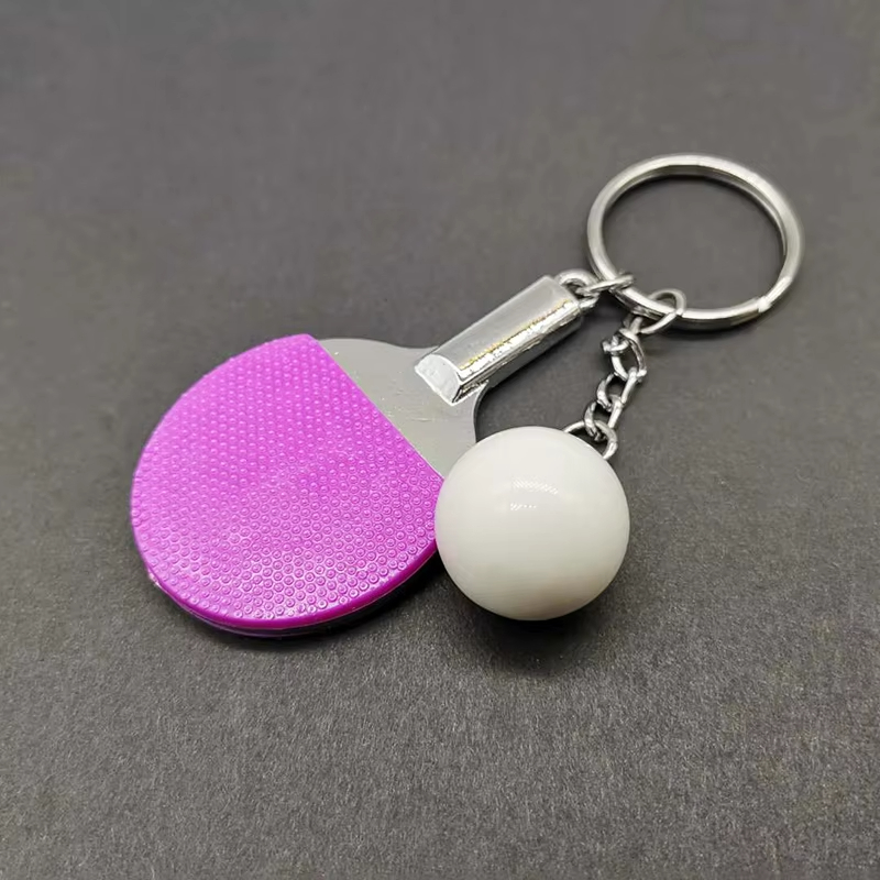 7 Colors Cute Ping Pong Racket - đánh giá và giá Table Tennis Keychain