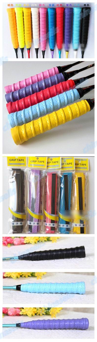 10 Chiếc Tennis Overgrips Chốn - đánh giá và giá Side Tape Racket