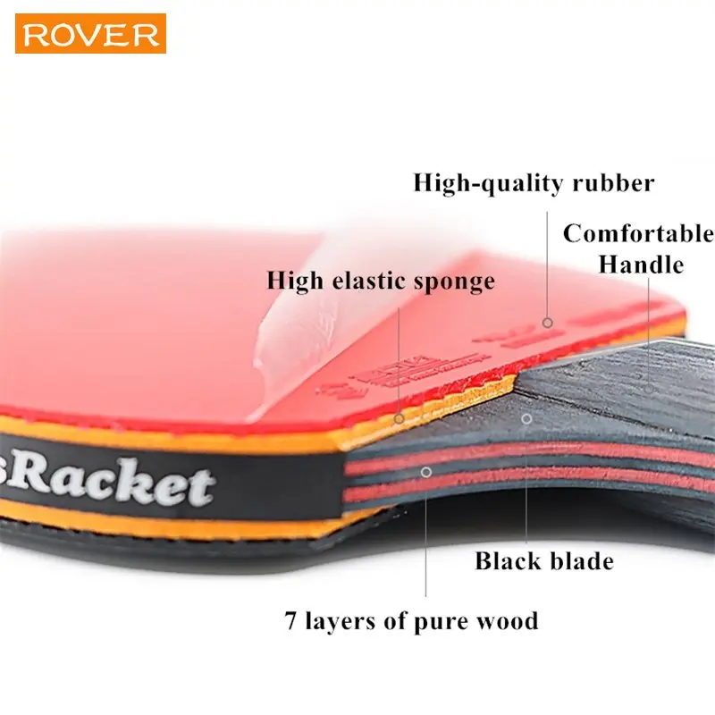 5/6 Star Table Tennis Racket 2 - đánh giá và giá Table Tennis Padel