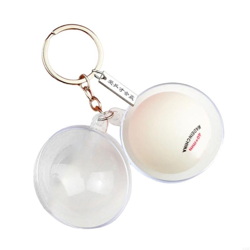Móc khóa bóng bàn thực tế khắc - đánh giá và giá Table Tennis Keychain
