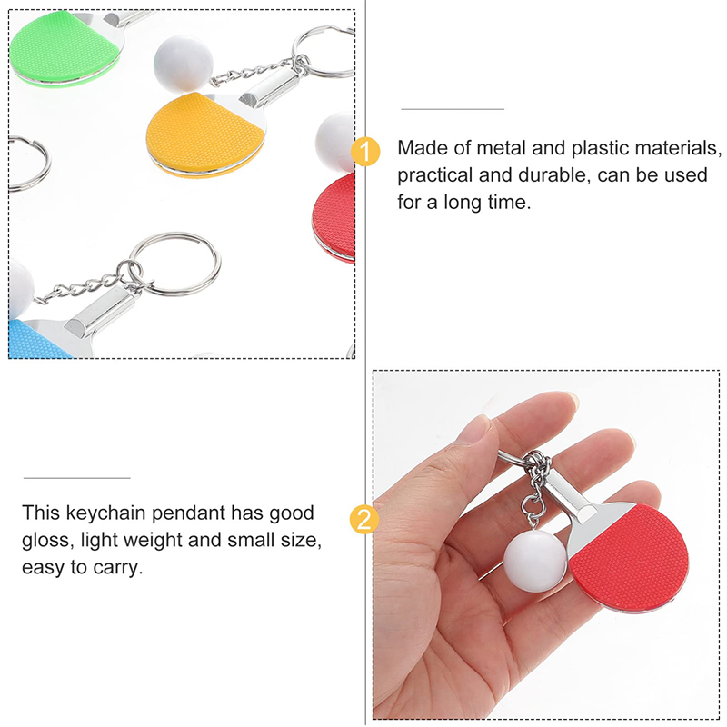 30Pcs Mini Table Tennis Racket - đánh giá và giá Table Tennis Keychain