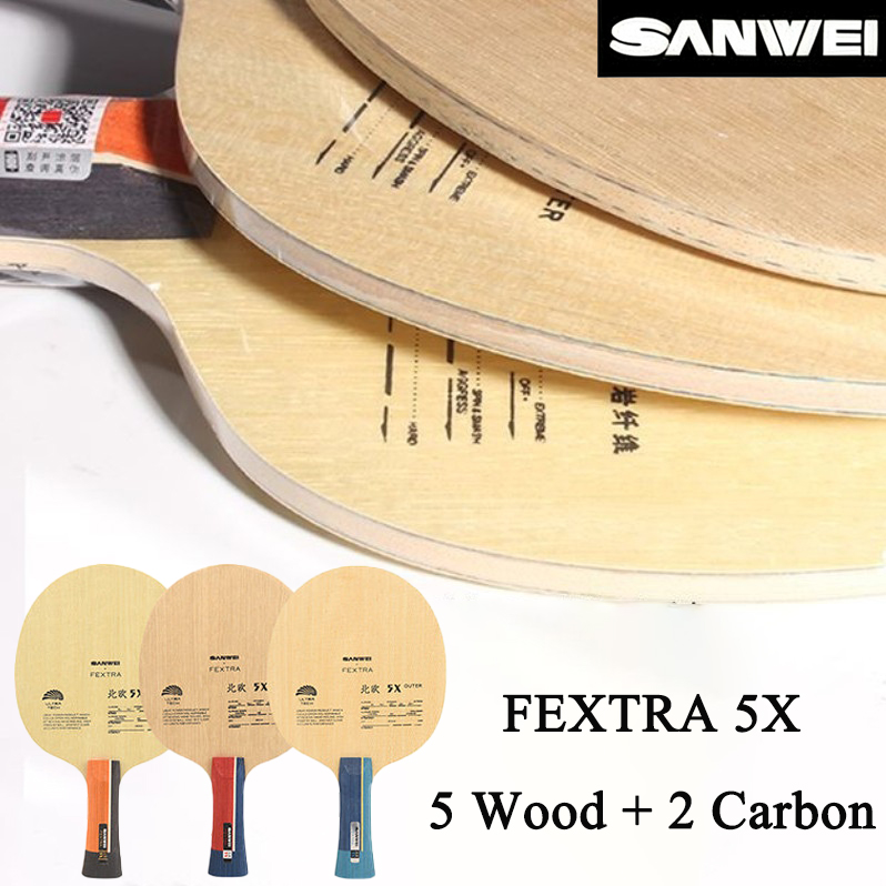 SANWEI FEXTRA 5X Blue/Yellow A - đánh giá và giá Table Tennis Blades