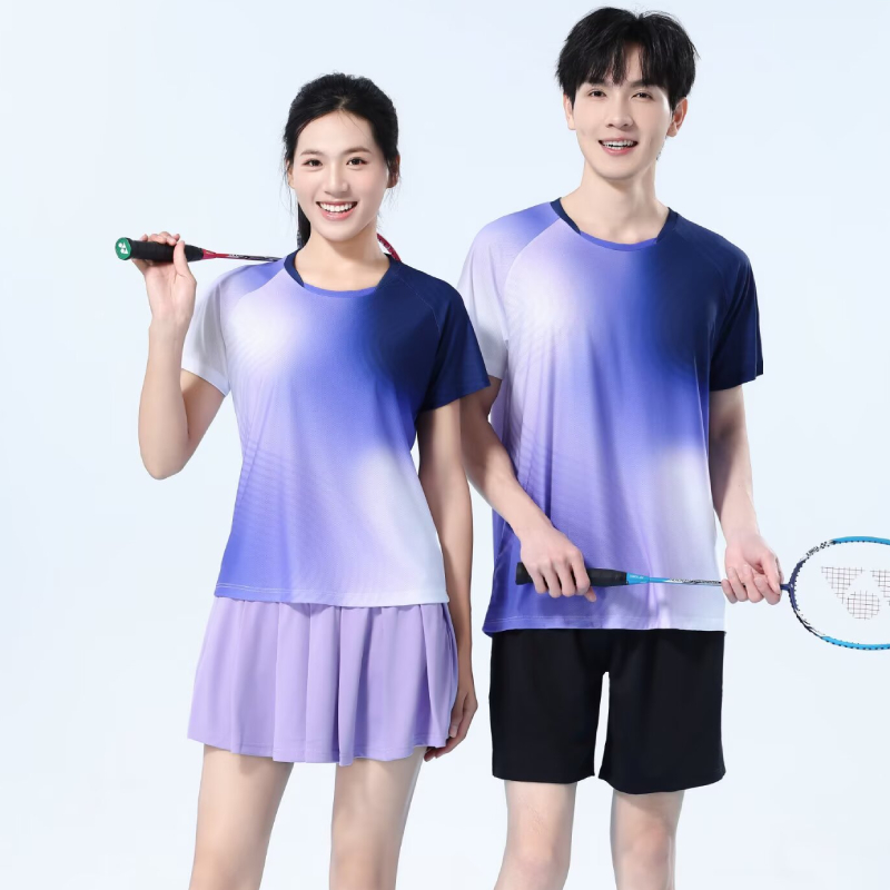 Men Quick Dry Badminton Shirt  - đánh giá và giá Table Tennis Logo Free